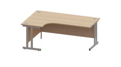 Camerton Radial Cantilever Desk