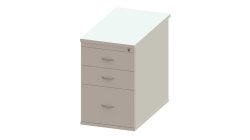 Camerton Desk High Pedestal