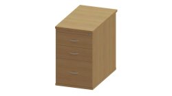 Camerton Desk High Pedestal