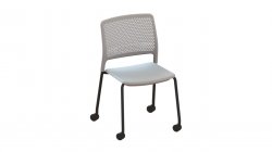 Grafton 4 Leg Classroom Chair On Castors - 460 Seat Height