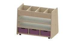 Trudy Book Storage - Mobile Browser Book Trolley
