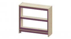 Trudy Library Shelving - Small Single Sided Open Back Shelving
