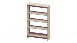Trudy Library Shelving - Large Single Sided Open Back Shelving