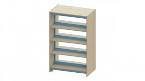 Trudy Library shelving - Double Sided Open Back Shelving