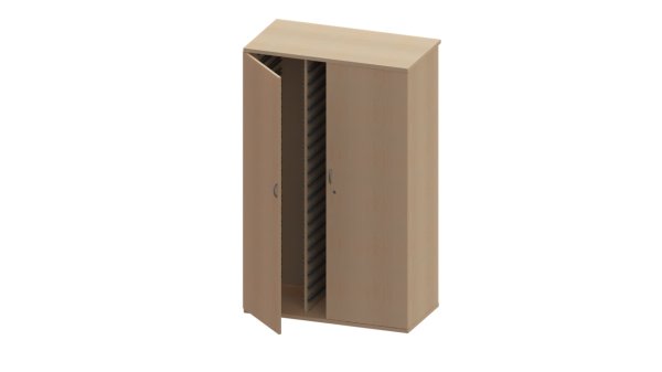 Camerton Tall Static Double Door Tray Cupboard