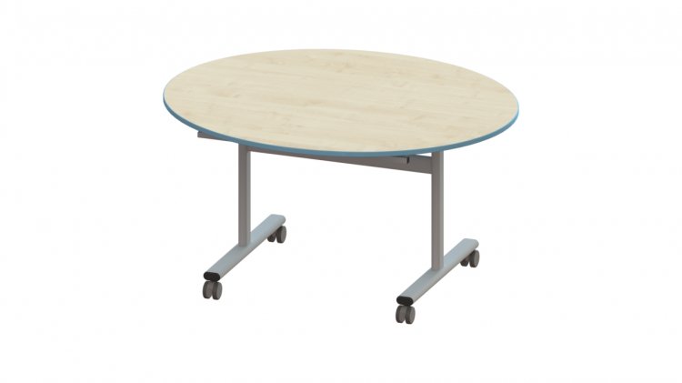 Oval folding deals table